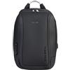 Pierre Cardin Zaino/Bagaglio a mano P.Cardin multitasca in tessuto con presa USB - ALAN05 4453 - Nero