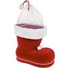 Idena 8550022 - Stivale da Babbo Natale, rosso, Babbo Natale, da riempire, regalo, confezione, Natale