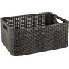 CURVER 205846 - Contenitore in polipropilene, aspetto vimini, misura M
