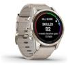 Smartwatch - Fenix 7s Pro Sapphire Solar, Sft Gld Ss W/lmestn Lthr, Excl,emea