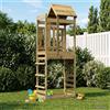 Vidaxl Torre da Gioco Marrone Legno Impregnato Solido