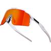 Force Occhiali per bici ciclismo FORCE STRIVE trasparenti lenti rosse