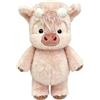 Generico Peluche che corre, Running Cow Plush, 23.62 inches Cute Moving Legs Highland Cow Stuffed Animals for Kids Adults Girls Boys