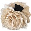 Mirweon Pizzo Fiore Artiglio Dei Capelli Clip Molla Fermagli Dei Capelli Antiscivolo Clip Mascella Ragazza Tessuto Artiglio Dei Capelli PonytailHolder Donne Copricapo
