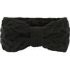AIRHSKWI Fasce per capelli in maglia foderate in pile per le donne fasce elastiche con fiocchi comodi scaldaorecchie lavorati a maglia per l'inverno