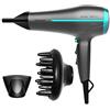 Cecotec Asciugacapelli Ionico IoniCare 5200 Aura Black. 2300 W, Concentratore e Diffusore, Capelli Anticrespo, Motore Dc, Ioni Reali, Ampio Flusso D'Aria, 2 Velocità e 3 Temperature
