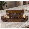 Senza marchio Lusso Rummy Game Set Piastrelle in Legno Massello Fatte a Mano con...