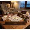 Senza marchio Set Gioco da Tavolo Rummy 100% Fatto a Mano VIP Gioco di Piastrelle in...