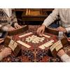 Senza marchio Set Gioco da Tavolo Rummy Ovale 100% Piastrelle Intagliate Fatte a Mano 🎁...