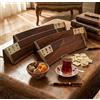 Senza marchio Set gioco rummy di lusso piastrelle fatte a mano in legno massello con...