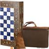 Senza marchio Set Backgammon in palissandro fatto a mano gioco da tavolo premium 20" per...