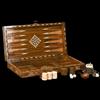 Senza marchio X Grande Set Backgammon Tavola di Palissandro Fatta a Mano Edizione Lusso 🎁...