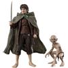 TAMASHII NATIONS Frodo Baggins & Gollum Figure 12 & 5 cm The Lord of The Rings: