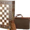 Senza marchio Set Backgammon XL tavola in legno massello di palissandro fatta a mano 🎁...