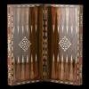 Senza marchio Backgammon Set Fatto a Mano XL Gioco Classico da Tavolo in Palissandro...