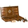 Senza marchio Set Backgammon Fatto a Mano X Grande Tavolo da Gioco in Legno Massello...