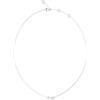 GUESS collana Love Bites 16-18 Infinity Necklace Rhodium argentato