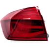 LinQianBhD Ottico Posteriore Per BMW Per F30 2016-2018 63217369117 63217369118 63217369122 63217369121 Posteriore LED Fanale Gruppo Freno Fanale Posteriore Auto(Left Outer)