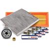 BESTPRICE Set di filtri di ispezione con 1x filtro olio, 1x filtro aria cabina, 1x filtro aria, 4x candele Compatibile con FIAT 500 (312_), PANDA (169_), 500 C (312_), FORD KA (RU8)