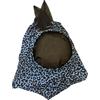 Zqkimzi Maschera antimosche per, con motivo leopardato, anti-mosche, traspirante, anti-morso, protezione per il viso, comoda