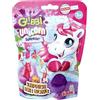 Simba Glibbi Unicorn Surprise, bomba da bagno in 1 di 3 colori (rosa, viola, misto) con sorpresa, 1 di 6 personaggi, 100 g, divertimento da bagno a partire dai 3 anni in su
