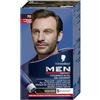 Men Perfect Schwarzkopf, Men Perfect, Tinta Colorante in Gel, Copertura dei Capelli Bianchi, Risultato Effetto Naturale, Dura Fino a 28 Shampoo, Tonalità 70 Castano Scuro Naturale