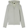 EMPORIO ARMANI Felpa con Cappuccio Zip Modal Spugna Uomo Grigio M
