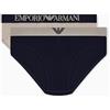 EMPORIO ARMANI Slip Uomo, Dado/Inchiostro, L