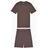 EMPORIO ARMANI T-Shirt+Shirt Modal Morbido Uomo Pyjama Grigio M
