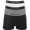 Emporio Armani Uomo 3-Pack Boxer Essential Core Logoband Boxer, Bianco Nero Grigio, S
