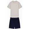 EMPORIO ARMANI T-Shirt+Shorts Endurance Pyjama Blu XXL