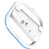 GXTrust 229 Supporto Verticale per PlayStation 5 / PS5 Pro/Slim con Illuminazione LED in 6 Colori e Modalità Breathing, Base Stabile con Vite Inclusa per Console, Bianca