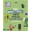 Planeta Junior 100% Minecraft. Pinta píxeles. Especial monstruos: Libro para colorear