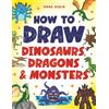 Bemberton How to Draw Dinosaurs, Dragons & Monsters: Step-by-Step Drawing Fun for Kids Age 8-12 | Learn to Draw Dinosaurs, Dragons, Zombies & More