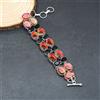 "Fatto a mano" Bracciale gioiello in argento sterling 925 con spinello nero tormalina...