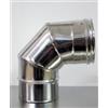 ODM Termobrico CANNA FUMARIA TUBO CURVA ACCIAIO INOX AISI 304 Monoparete 90° -TUTTE LE MISURE- (DIAMETRO ø 120)