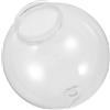 KHBUAB Globo Luminoso in Acrilico Trasparente 15 CM per Lampioni e Applique da Parete, Paralume Sferico per Illuminazione Esterna in Giardino e Cortile