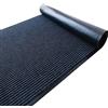 uyoyous Tappeto passatoia per corridoio, zerbino, con retro antiscivolo, tappeto per camere, corridoi, ingresso, 90 x 300 cm, grigio, rettangolare