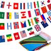 Bandiere olimpiche bandiera del mondo 100 paesi 25 m, bandierina internazionali