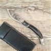ARBURESA COLTELLO ARTIGIANALE SARDO da scuoio 19 CM ARBURESA CORNO di Montone lama 8 cm