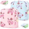 Desing Wish 2 Pezzi Porta Assorbenti da Borsa con Cerniera Ragazza Porta Assorbenti Trucchi Borsa Cosmetica Pochette Donna Beauty Case Trousse da Viaggio Bustina Portatutto Regali Compleanno Natale