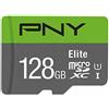 PNY SD MicroSD XC Card 128GB PNY Elite Cl.10 U1 retail