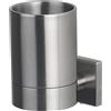 spirella porta spazzolini doppio tumbler Nyo in acciaio inox per montaggio a parete - incollaggio o foratura