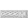 A-Logic, tastiera AZERTY wireless USB-C Echelon con 7 tasti programmabili, bianco