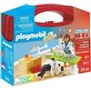 Playmobil Valigetta del veterinario PLAYMOBIL, City Life, gioco di ruolo creativo, 39 pezzi, dai 4 anni in su
