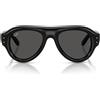 Ray-Ban Occhiali da Sole RB4925 601/87 Aviator Puffer X ASAP Rocky Nero/Ultra Black Unisex 52/21/145