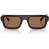 Ray-Ban Occhiali da Sole RB4954 689673 Flacko Puffer X ASAP Rocky Marrone Scuro/Marrone Scuro Unisex 54/23/145