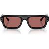 Ray-Ban Occhiali da Sole RB4954 601/69 Flacko Puffer X ASAP Rocky Nero/Violetto Scuro Unisex 54/23/145