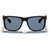 Ray-Ban Occhiali da Sole RB4165 622/2V Justin Nero/Blu Unisex Polarizzati 55/16/145