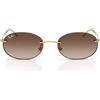 Ray-Ban Occhiali da Sole RB3767 001/13 Oro Arista/Marrone Sfumato Unisex 54/18/145